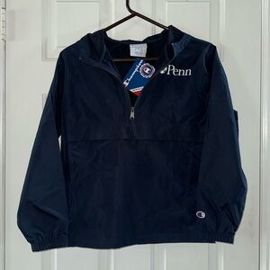 New packable UPenn pullover quarter zip jacket youth L 10/12